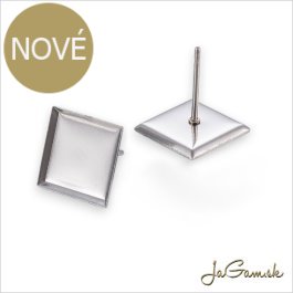 Puzeta s lôžkom  CHIRURGICKÁ OCEĽ 10x10mm, 2 ks (CH1890)